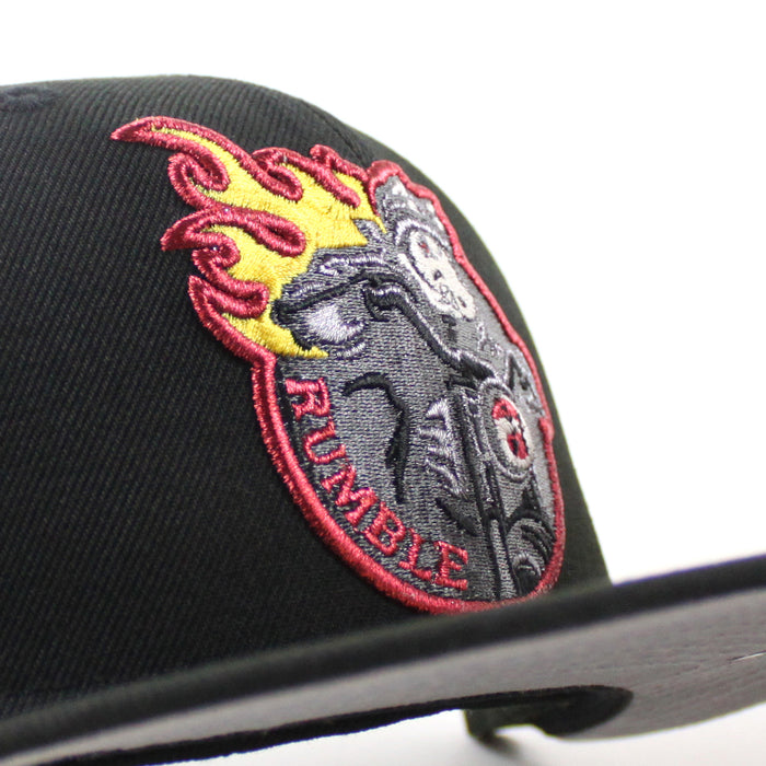 BINGHAMTON RUMBLE PONIES New Era 59Fifty Fitted Hat (Black Gray Under Brim)