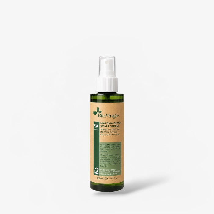 Biomagic Matcha Detox Scalp Serum 150ml سيروم ماتشا ديتوكس لفروة الرأس من بيوماجيك - Princess Cosmetics Qatar