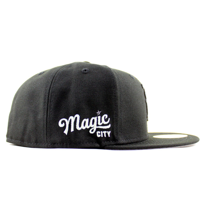 BIRMINGHAM BARONS Magic City New Era 59Fifty Fitted Hat (Metallic Iris Black Gray Under Brim)