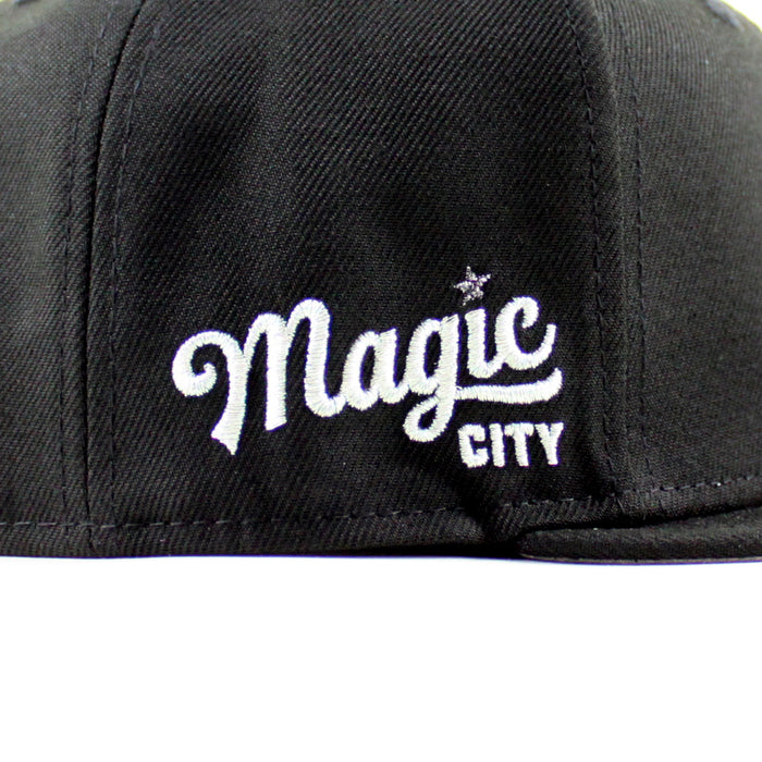 BIRMINGHAM BARONS Magic City New Era 59Fifty Fitted Hat (Metallic Iris Black Gray Under Brim)