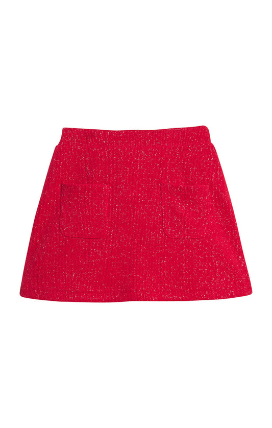 Bisby - Patch Pocket Skort - Crimson