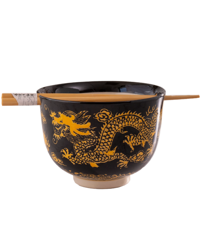 Black Dragon Ramen bowl by Urban Tokyo sold by Le Monkey House