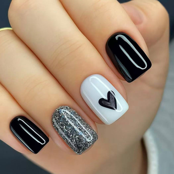 Black love sweet glitter