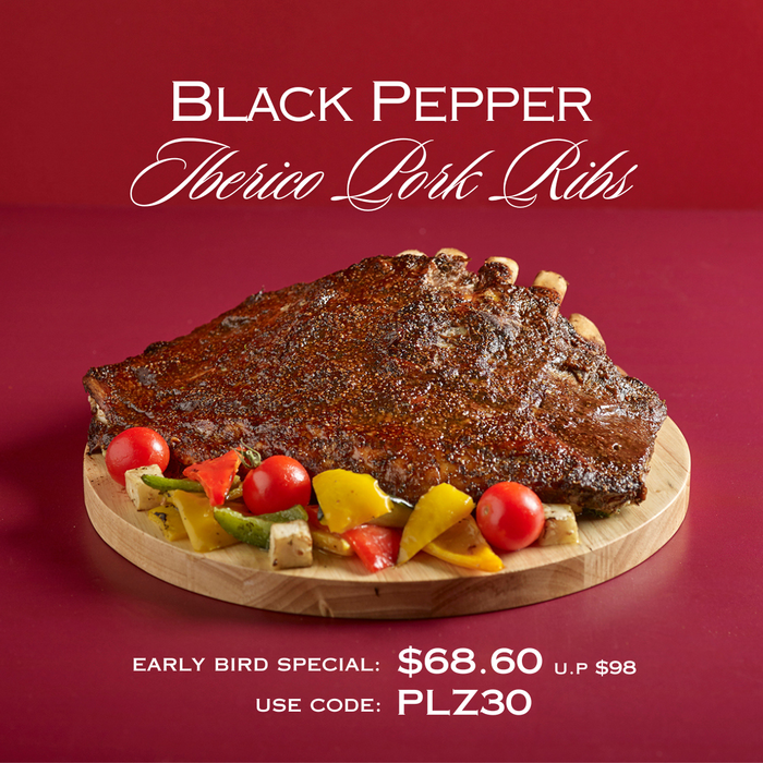 Black Pepper Iberico Pork Ribs