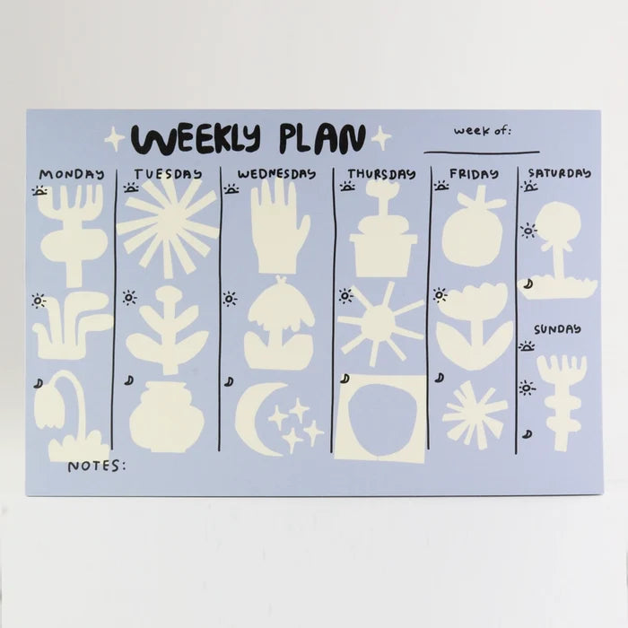 Blue Weekly Planner