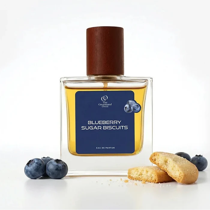 Blueberry Sugar Biscuits - The Gourmand Oven