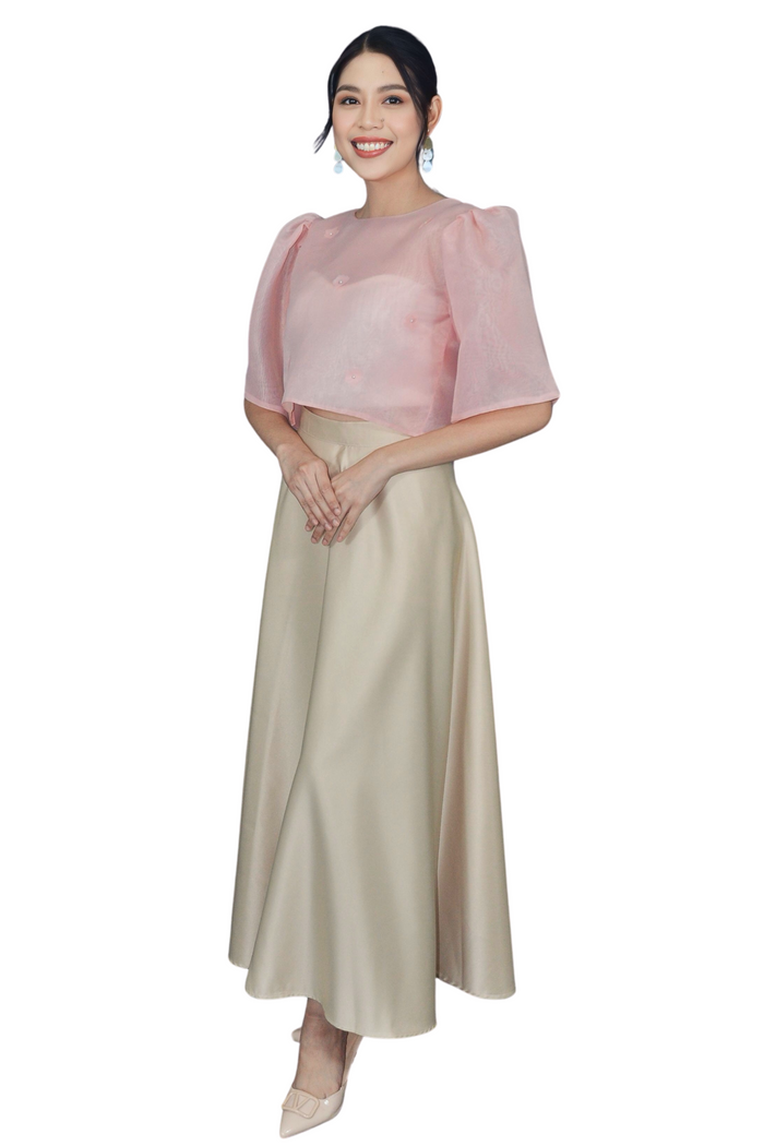 Filipiniana Blush Pink Kimona