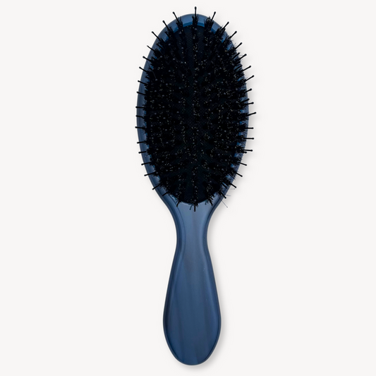 Boar Hair & Nylon Bristle Brush - Dark Blue
