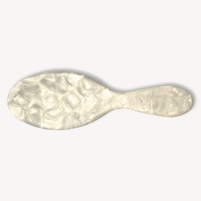 Boar Hair & Nylon Bristle Brush - Pearl