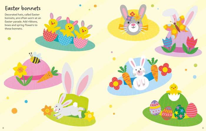Book - First Sticker Book - Easter - Spread 1 W/Stickers