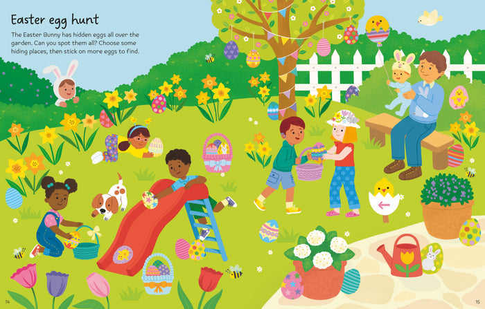 Book - First Sticker Book - Easter - Spread 2 W/Stickers