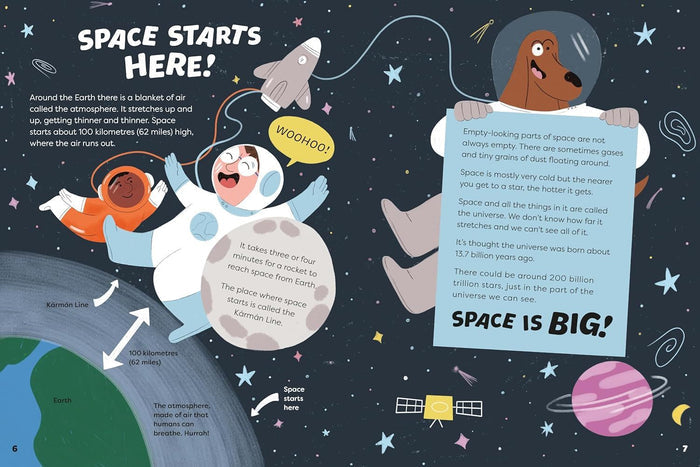 Book - Star Moon Zoom: A Book Full Of Space Facts - Spread 1