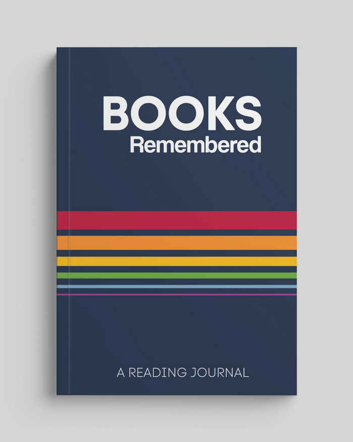 Books remembered reading journal by Timeside sold by Le Monkey House