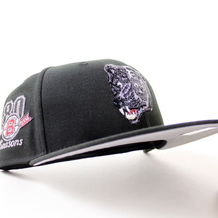 Boston Bruins 80TH Season New Era 59Fifty Fitted Hat (Black Gray Under brim)