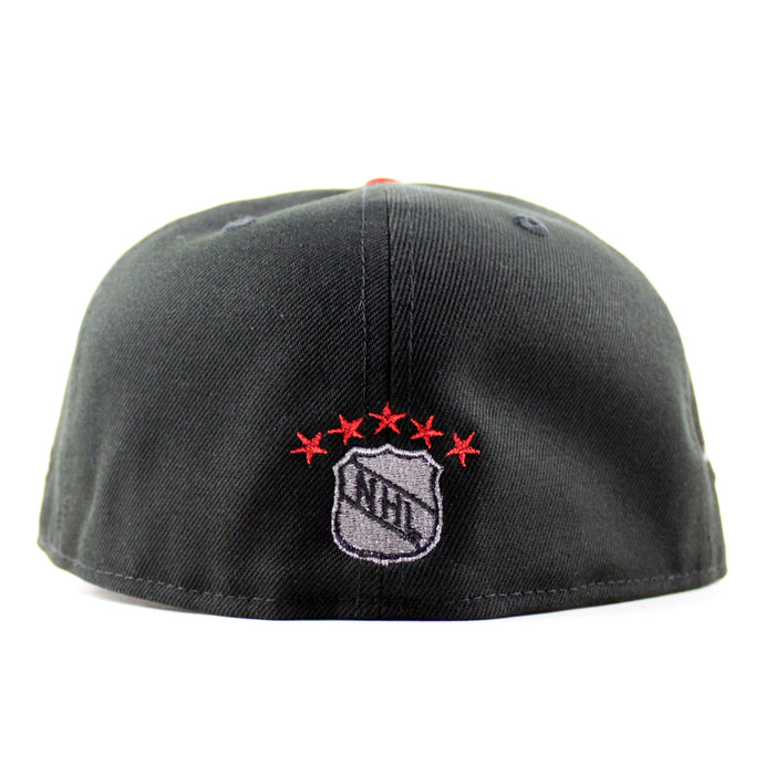 Boston Bruins 80TH Season New Era 59Fifty Fitted Hat (Black Gray Under brim)