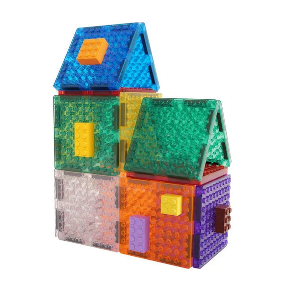 Cleverclixx - Brick Tiles Pack Intense - 16 Pieces - Lifestyle Cut 1