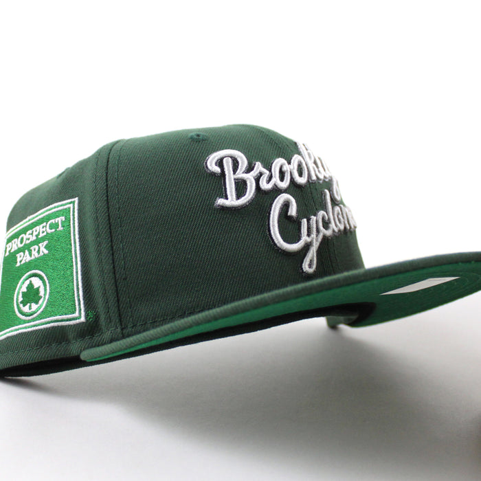 Brooklyn Cyclones Prospect Park Patch (Brooklyn) New Era 59Fifty Fitted Hat (Cilantro Green and Green Under Brim)