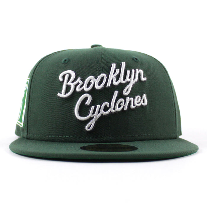 Brooklyn Cyclones Prospect Park Patch (Brooklyn) New Era 59Fifty Fitted Hat (Cilantro Green and Green Under Brim)