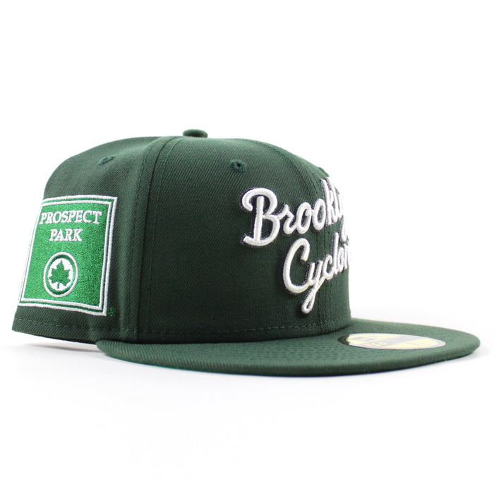 Brooklyn Cyclones Prospect Park Patch (Brooklyn) New Era 59Fifty Fitted Hat (Cilantro Green and Green Under Brim)