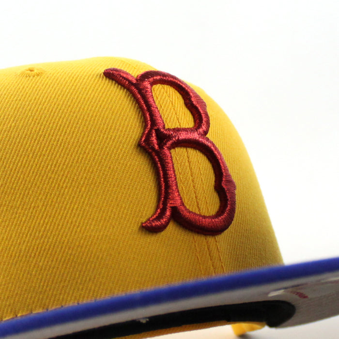 Brooklyn Dodgers 1942 All Star Game New Era 59Fifty Fitted Hat (Gold Blue Gray Gray Under Brim)