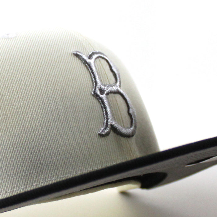 BROOKLYN DODGERS 1959 All Star Game New Era 59Fifty Fitted Hat (Chrome White Black Gray Under Brim)