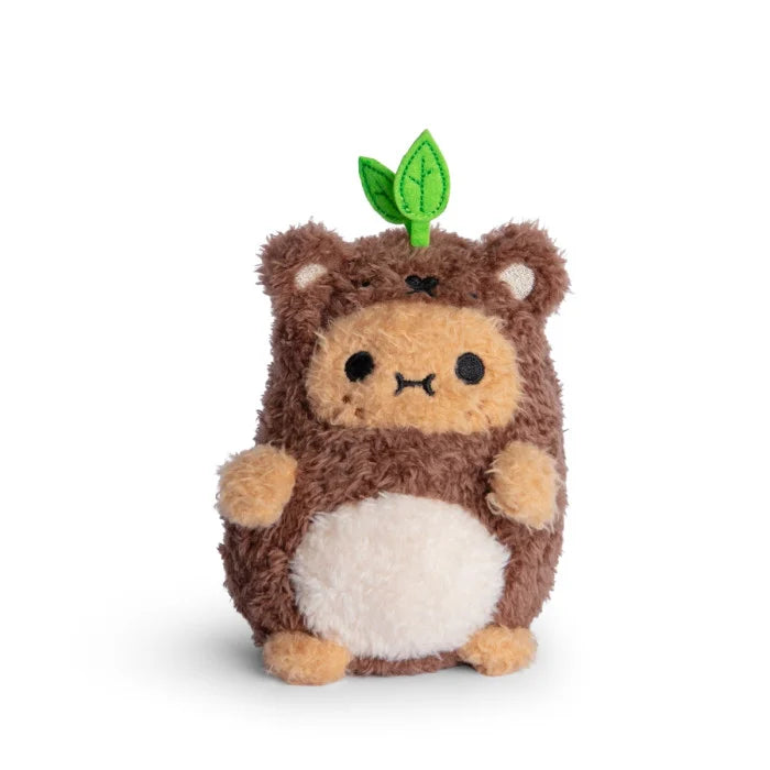 Brownie Ricespud Mini Sitting Plush Toy - Front Cut