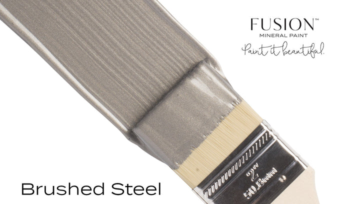 Brushed Steel Metallic Paint