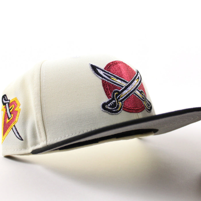 Buffalo Sabres Sword Patch New Era 59Fifty Fitted Hat (Chrome White Black Gray Under brim)