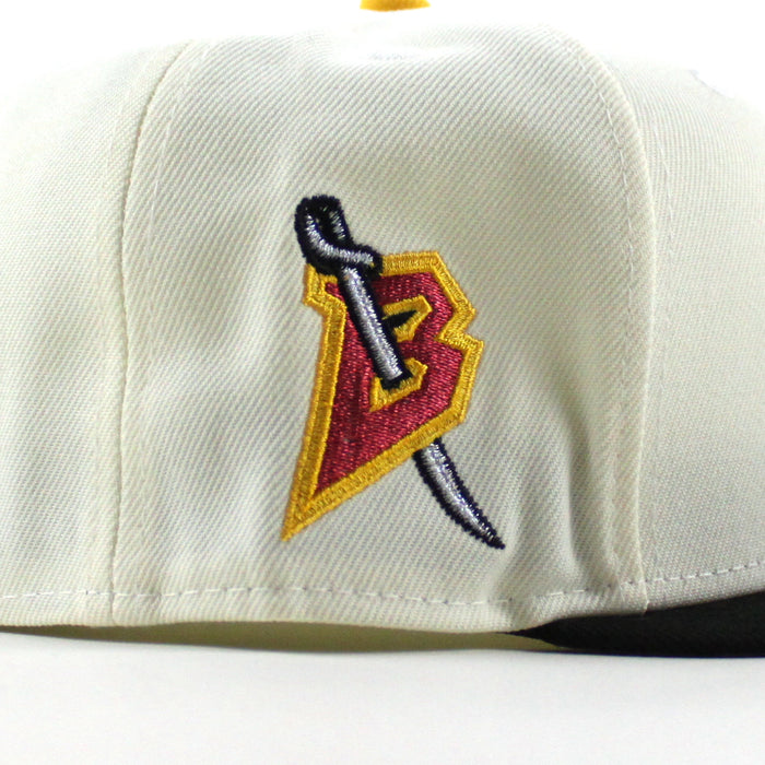 Buffalo Sabres Sword Patch New Era 59Fifty Fitted Hat (Chrome White Black Gray Under brim)
