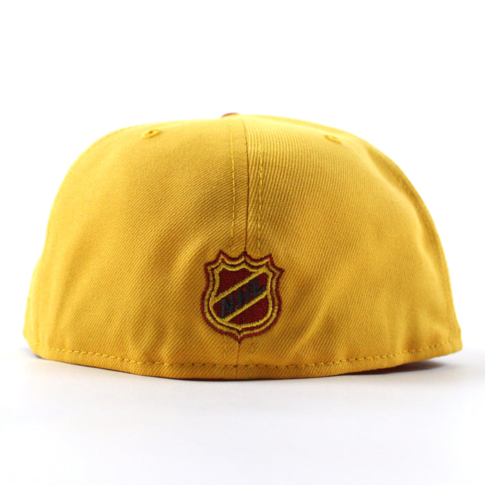 Buffalo Sabres Sword Patch New Era 59Fifty Fitted Hat (Gold Black Gray Under brim)