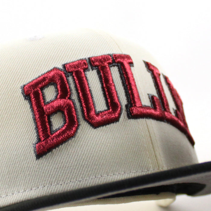 BULLY x Halftime New Era 59Fifty Fitted Hat (Chrome White Black Gray Under brim)
