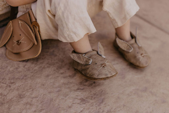Bunnies // Cute Critters Leather Shoes Baby and Toddler Bunny