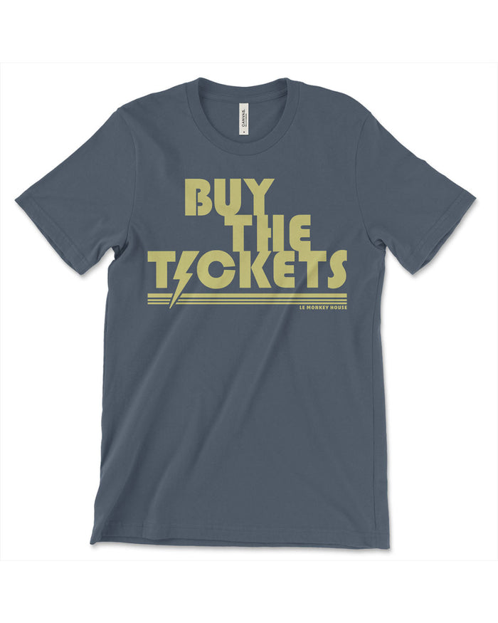 Buy the tickets t shirt designed printed and sold by Le Monkey House