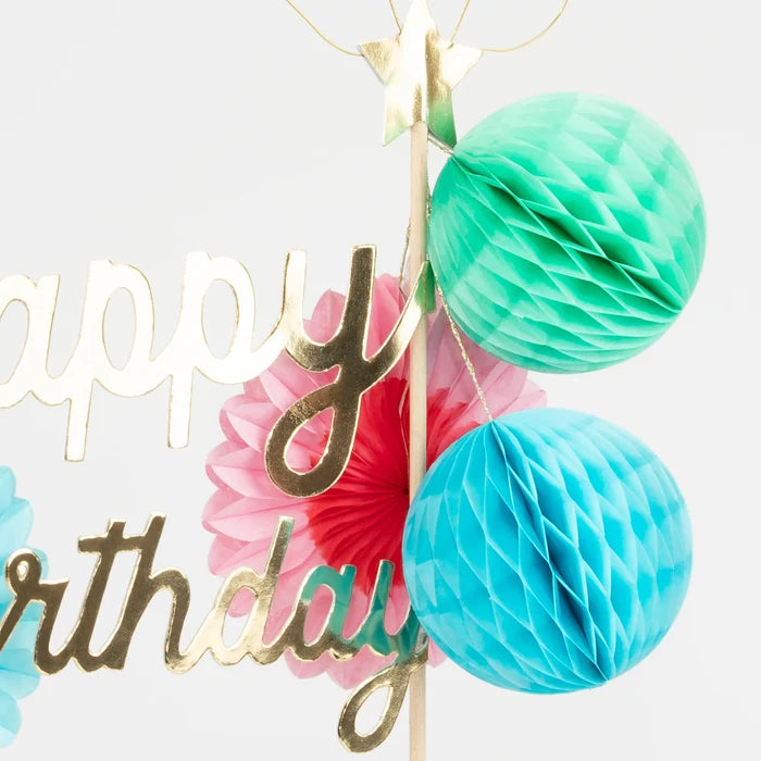 Meri Meri - Cake Toppers - Happy Birthday - Lifestyle Cut 2