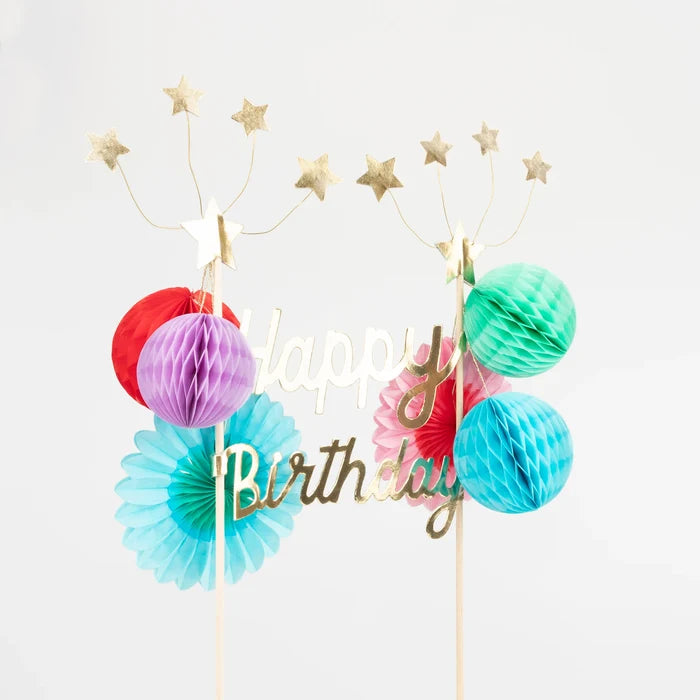 Meri Meri - Cake Toppers - Happy Birthday - Lifestyle Cut 3