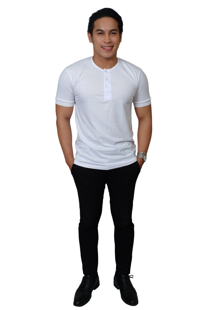 Undershirt Short Sleeve White for Men