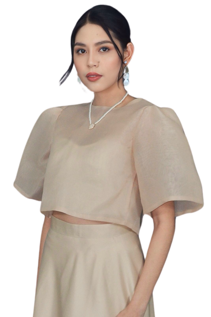 Filipiniana Beige Kimona