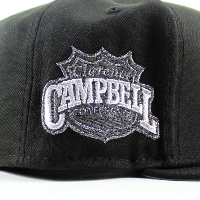 Chicago Blackhawks Campbell Conference  New Era 59Fifty Fitted Hat (Black Gray Under brim)