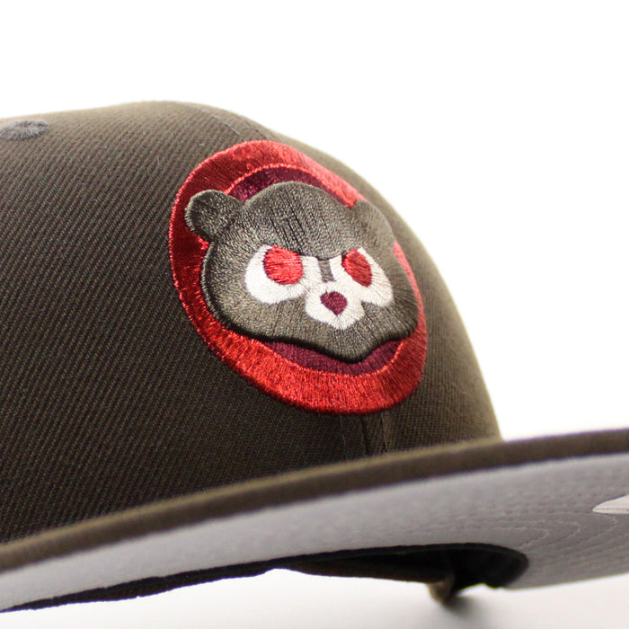 Chicago Cubs 100 Years New Era 59Fifty Fitted Hat (Walnut Gray Under Brim)
