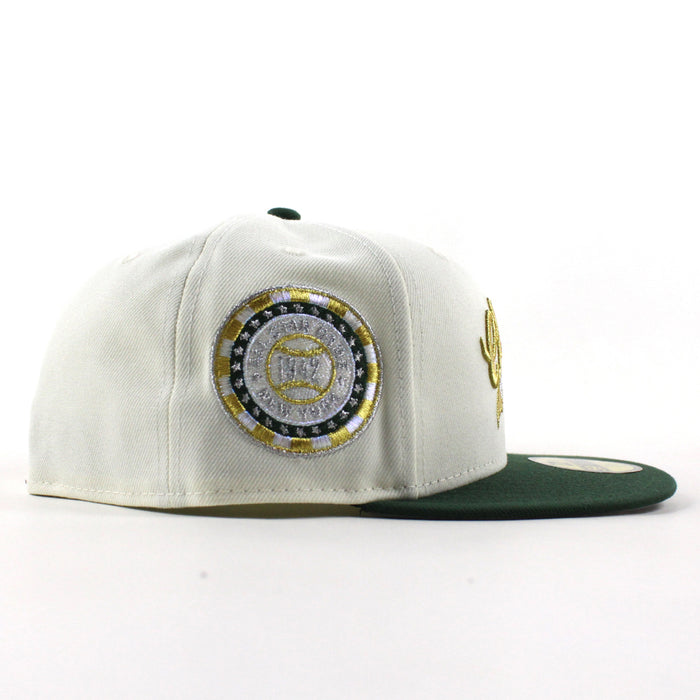 Chicago White Sox 1942 All Star Game New Era Fitted 59Fifty Hat (Chrome White Cilantro Green Gray Under Brim)
