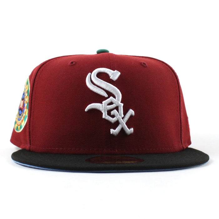 Chicago White Sox 1942 All Star Game New Era Fitted 59Fifty Hat (Red Black Sky Blue Under Brim)