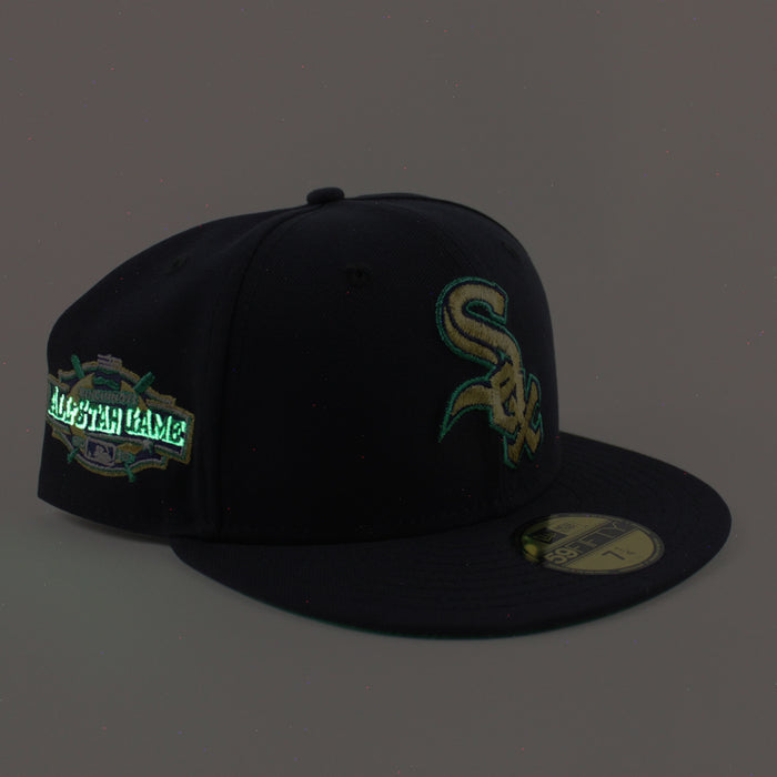 Chicago White Sox 2015 All Star Game New Era Fitted 59Fifty Hat (Navy Green Under Brim)