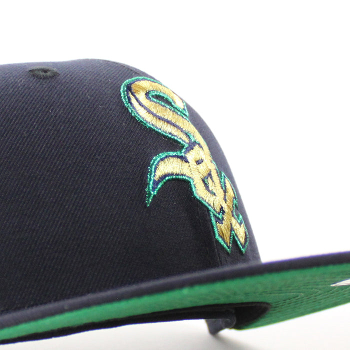 Chicago White Sox 2015 All Star Game New Era Fitted 59Fifty Hat (Navy Green Under Brim)