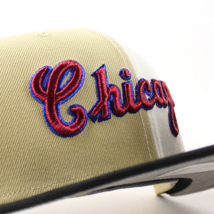 Chicago White Sox 95 Years New Era Fitted 59Fifty Hat (Multi Color Black Gray Under Brim)