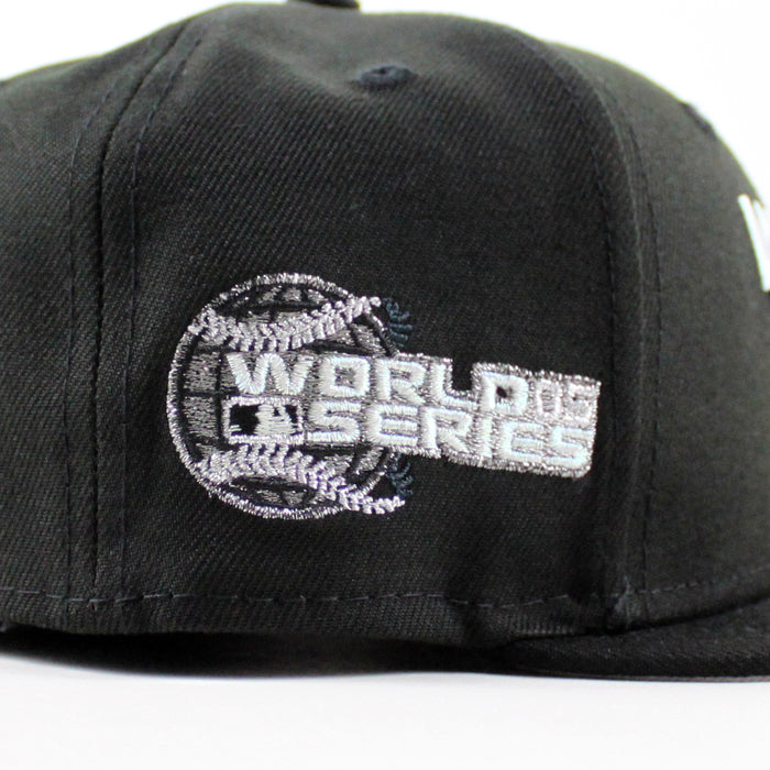 Chicago White Sox DeathNote 2005 World Series New Era Fitted 59Fifty Hat (Black Gray Under Brim)