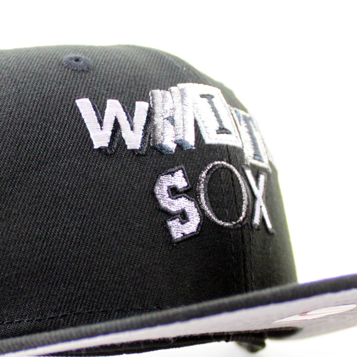 Chicago White Sox DeathNote 2005 World Series New Era Fitted 59Fifty Hat (Black Gray Under Brim)