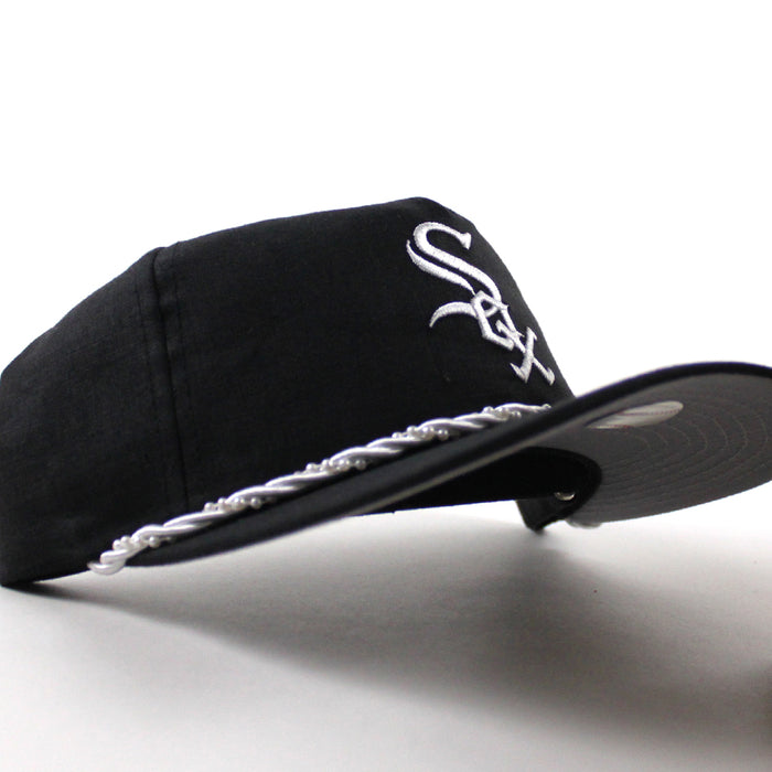 Chicago white sox New Era Snapback Hat (Navy Gray Under Brim)
