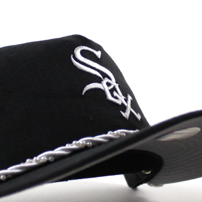 Chicago white sox New Era Snapback Hat (Navy Gray Under Brim)