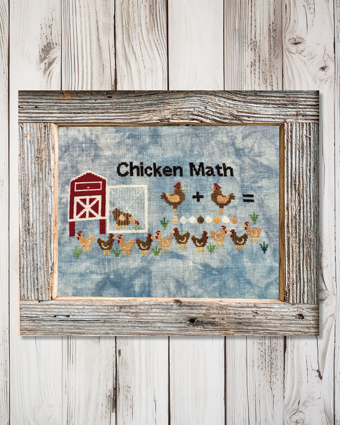 Chicken Math Cross Stitch Pattern