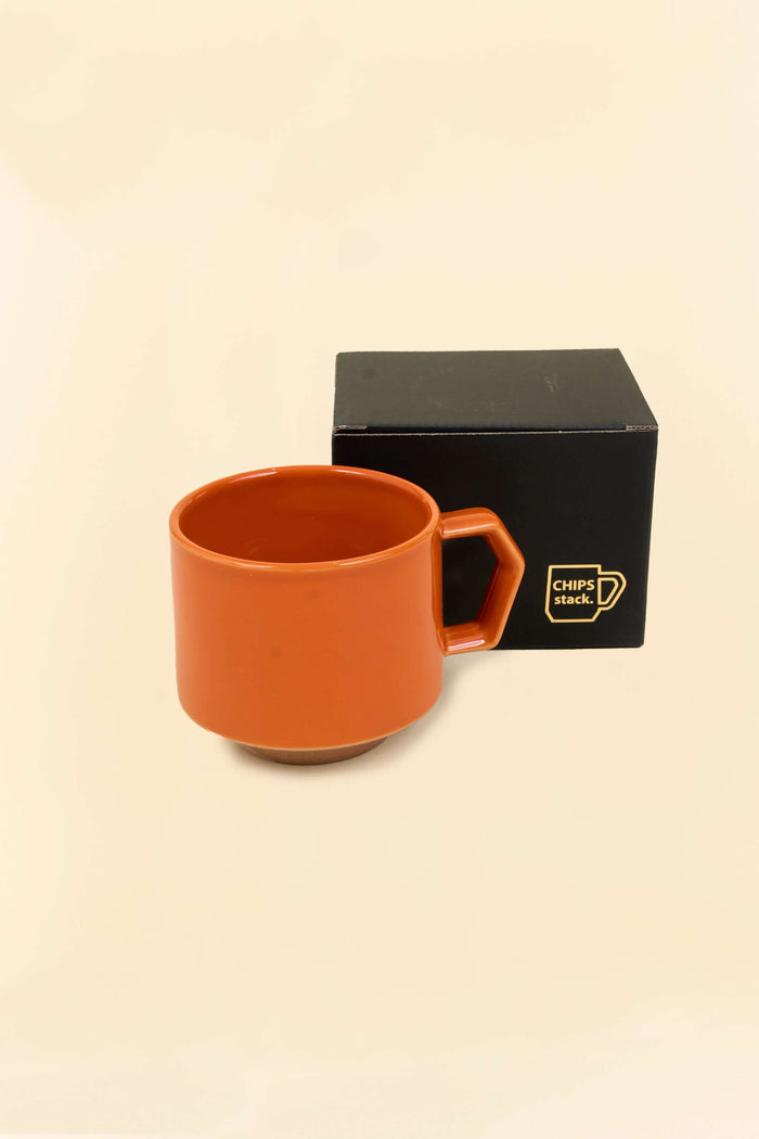 CHIPS Inc. Stack Mug - Orange